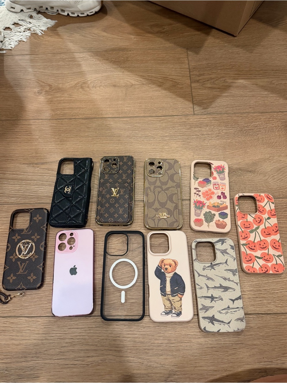 iPhone 15 pro max case bundle | LV, Coach, Chanel Style + Cute Prints